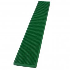 Барный коврик 70х10 см, цвет зеленый