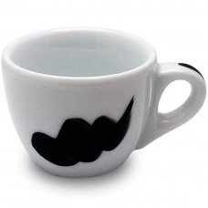 Чашка espresso 75 мл Onda Black «Verona Millecolori Hand Painted Onda Black with Staffage Blac