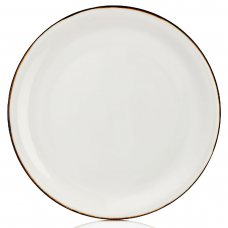 Тарілка кругла 25 см, колір білий (Gleam), серія «Harmony» HA-GL-ZT-25-DZ