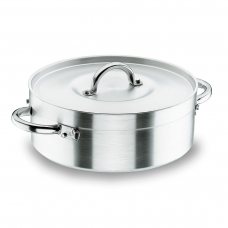 Кастрюля с крышкой алюминий 4,3 л, d 24 см, h 9,5 см