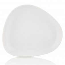 Тарелка 19х16,5 см, цвет белый, серия «Island» IS-19-DZ