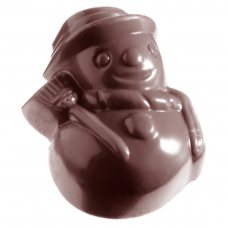 Форма для шоколаду«сніговик» 38х30 мм h20 мм, 3х7 шт./15 г