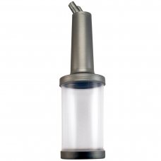 Пляшка з гейзером 1 л прозора (срібна кришка) PM01MS