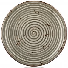 Тарелка круглая 30 см, цвет серый (Supreme), серия «Harmony» HA-SP-ZT-30-DZ