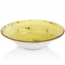 Тарелка для пасты 25 см (400 мл), цвет оливковый (Sun), серия «Harmony»