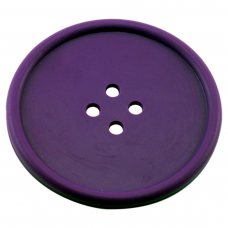 Костер «Button» d 100 мм, колір фіолетовий, каучук
