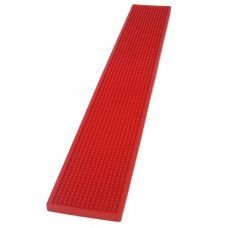 Барний килимок 70х10 см, колір червоний B008R