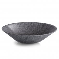 Салатник d 27 см, 1,500 л, колір темно-сірий, серія «Granit» (матове глазування)