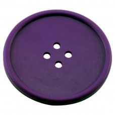 Костер «Button» d 100 мм, колір фіолетовий, каучук