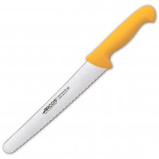 Нож кондитерский 250 мм серия «2900» желтый.