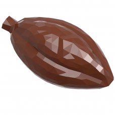 Форма для шоколада «какао боб с гранями» 48,5х26 мм h 11 мм, 2х8 шт./6,5 г