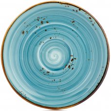 Блюдце 15,5 см під чашки 220 і 280 мл, колір блакитний (Infinity), серія «Harmony»
