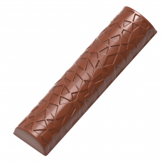 Форма для шоколада «Полукруглый батончик с обломками льда» 113х27,5 мм h 14 мм, 1х7 шт./4