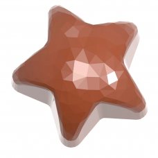 Форма для шоколада «Звезда с гранями» 35,50x35,50x17 мм, 21 шт.