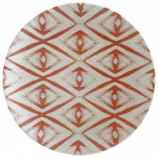 Тарелка круглая 21 см серия «Isabelle Diamond» декор «Red» ISC2121-K0035
