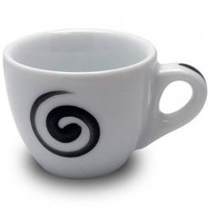 Чашка espresso 75 мл Aria Black «Verona Millecolori Hand Painted Aria Black with Staffage Blac