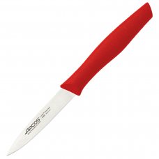 Чистящий нож 85 мм красный серия «Nova»