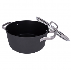 Каструля з антипригарним покр. з кришкою, d16 cм, 1,5 л