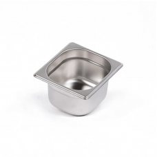 Гастроемкость без ручек 1/6, 176х162 мм h 100 мм, 1,6 л серия «FOOD line»