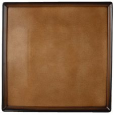 Тарілка квадратна 32х32х1,8 см колір Caramel серія «Fantastic» 736197-57125