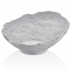 Салатник меламіновий сірий граніт 23,2x22,5 см, h 9,5 см, 770 мл 26023.GG