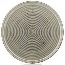 Тарелка для пиццы 32 см, цвет серый (Supreme), серия «Harmony»