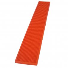 Барный коврик 70х10 см, цвет оранжевый.