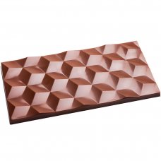 Форма для шоколадної плитки «куби» 148x74x8,5 мм, 1х3 - 80г.