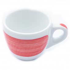 Чашка espresso 75 мл Red stroke B «Verona Millecolori Hand Painted Brush stroke B Red with Sta