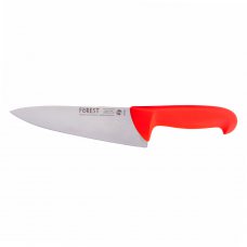 Нож поварский полугибкий 200 мм красный
