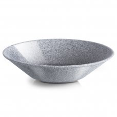 Салатник d 27 см, 1,500 л, цвет светло-серый, серия «Granit» (глянцевое глазирование).