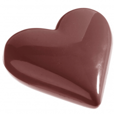 Форма для шоколаду «Серце» 119x104x h23 мм, 1х2 шт.,205 г