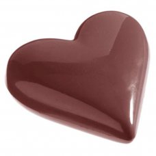 Форма для шоколада «Сердце» 80x69x h16 мм, 2x68 г, 5 шт 1146 CW