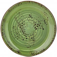 Тарелка круглая 25 см, цвет зеленый (Breeze), серия «Harmony» HA-BR-ZT-25-DZ