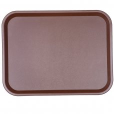 Поднос прямоугольный коричневый 45,6х35,6 см 594180