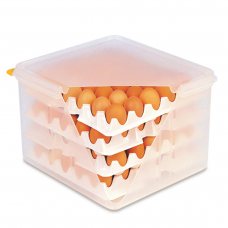 Емкость для хранения яиц с крышкой 354х325х200 мм из полипропилена (GN 2/3), в комплекте 8 ш.