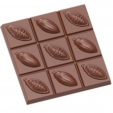 Форма для шоколада «Какао бобы» 100x100x15 мм