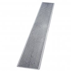 Барний килимок 70x10 см, колір срібний