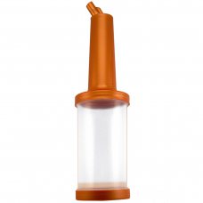 Бутылка с гейзером 1л прозрачная (бронзовая крышка)
