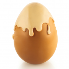 Набор форм для шоколада «яйцо с каплями» (2 шт) 58x120xh162 мм (500 млх2) DRIPPY