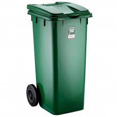 Бак для мусора зеленый 120 л