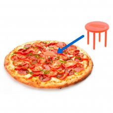 Распорка для пиццы 3x3 см (250 шт.)