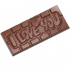 Форма для шоколаду «I love you» 118x50x8 мм, 1х4/40г.