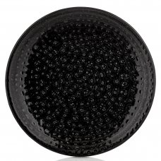 Тарілка кругла 27 см, декор Black, серія «Cowry» CW-BL-ZT-27-DZ