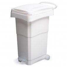 Контейнер для мусора 650х400 h810 мм, 80 л (белый)