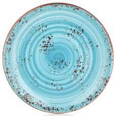 Тарілка кругла 21 см, колір блакитний (Infinity), серія «Harmony» HA-IN-ZT-21-DZ