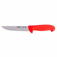 Нож мясника полугибкий 150 мм красный