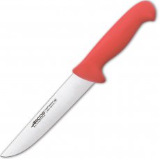 Нож мясника 180 мм серия «2900» красный без блистера.