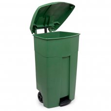 Бак для мусора зеленый 125 л