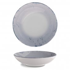Тарелка глубокая 22 см серия «Isabelle» декор «Stone Blue» ISC1922-K0008